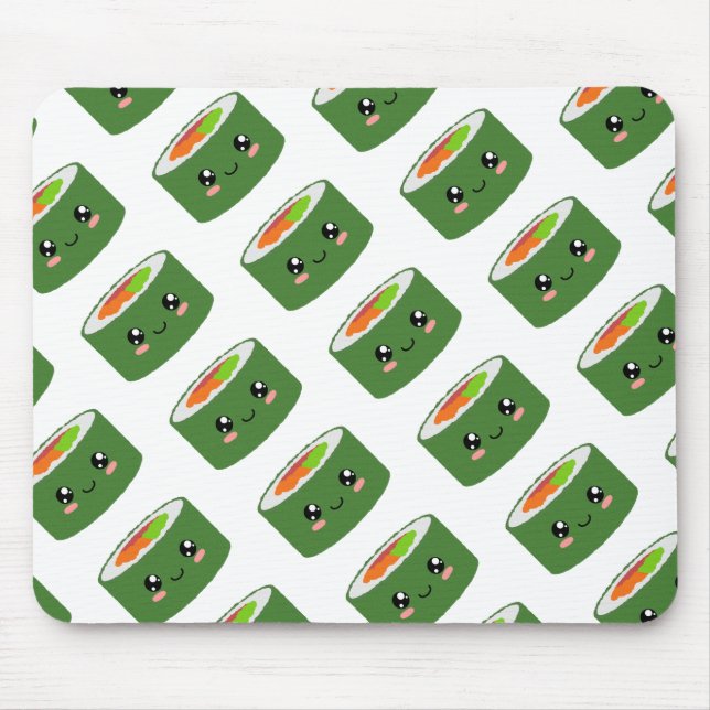 Kawaii Sushi Mousepad (Vorne)
