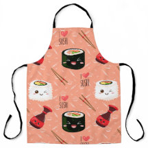 Kawaii Sushi Pattern