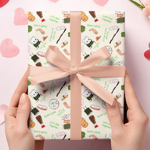 Kawaii Sushi Romantisch Geschenkpapier