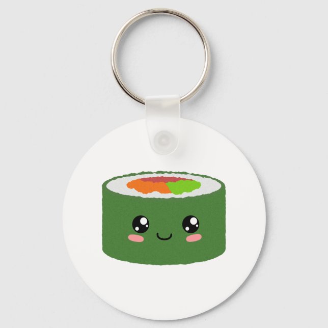 Kawaii Sushi Schlüsselanhänger (Vorderseite)