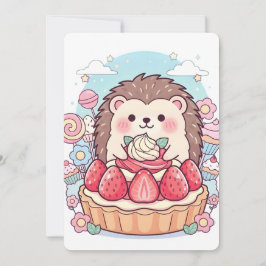 Kawaii süße Kunst Einladung