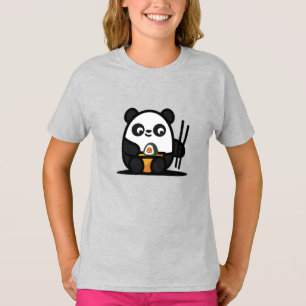 Kawaii Süße Sushi Panda T-Shirt