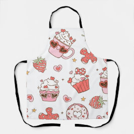 Kawaii Süße Törtchen Küchenschürze - Hübsche Desse Schürze