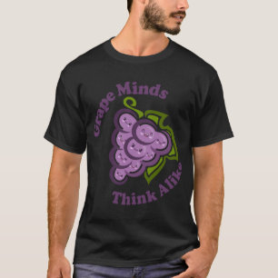 Kawaii Süße Trauben Gleichgesinnte Denken Funny Ob T-Shirt