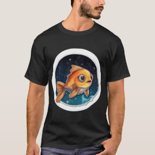 Kawaii Süßer Fisch Gute Nacht T-Shirt