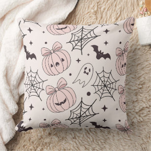 Kawaii Süßer Rosa Gruseliger Halloween-Muster Kissen
