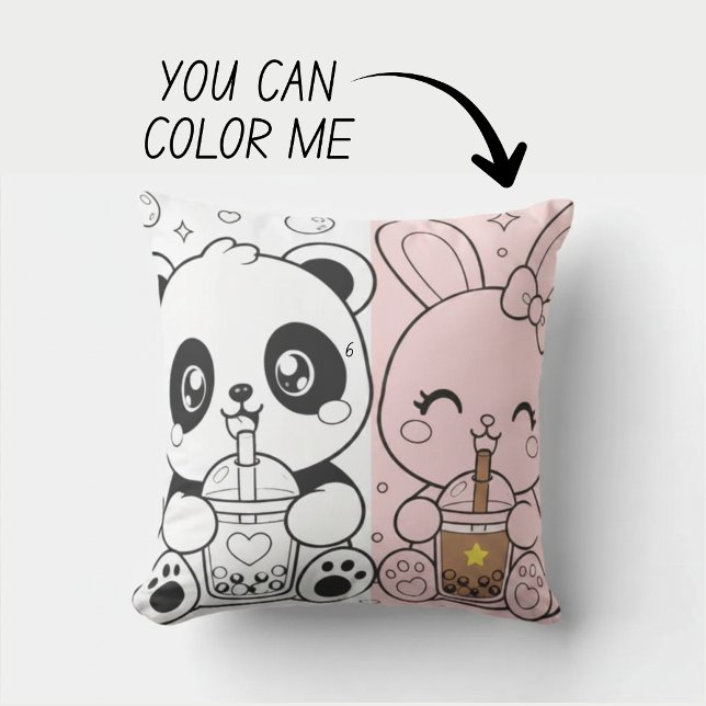 Kawaii Süßes Färbbuch Kissen (Von Creator hochgeladen)