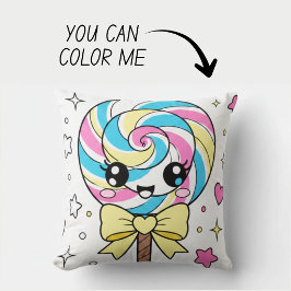 Kawaii Süßes Färbbuch Kissen