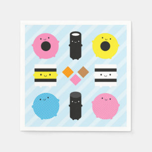 Kawaii Süßigkeits-Lakritze Allsorts Serviette