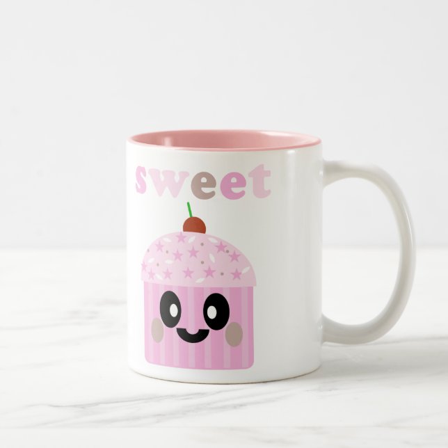 KAWAII SWEET CUPCAKE PINK TASSE (Rechts)