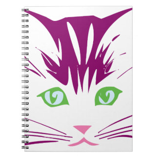 Kawaii Sweet Kitty Cat Face Notizblock