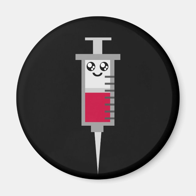 KAWAII-SYRINGE SCHEIDET MEDIZINISCHES GLÜCK MAGNET (Vorne)