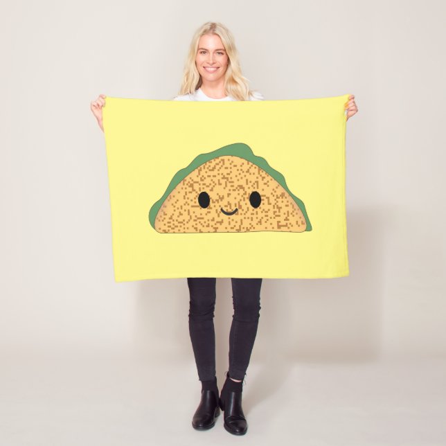 Kawaii Taco Fleecedecke (Beispiel)