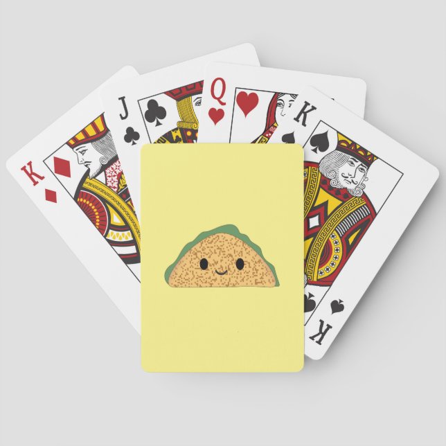 Kawaii Taco Spielkarten (Rückseite)