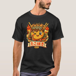 Kawaii Takoyaki – Cute Japanese Street Food Art T-Shirt