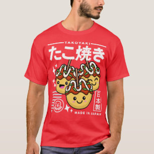 Kawaii Takoyaki Japanisch Food Niedliche ästhetisc T-Shirt