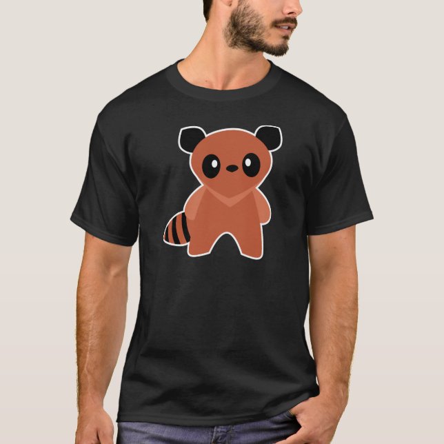 Kawaii Tanuki T-Shirt (Vorderseite)