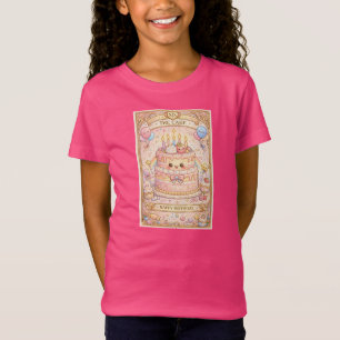 Kawaii Tarot Geburtstag „Der Kuchen“ Pastell süß T-Shirt