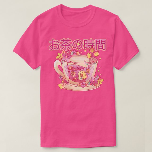 Kawaii Tea CupOtaku T-Shirt (Design vorne)