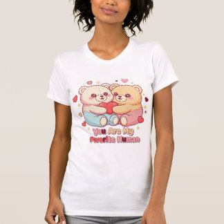Kawaii-Teddybär-Illustration – "Du bist mein" T-Shirt