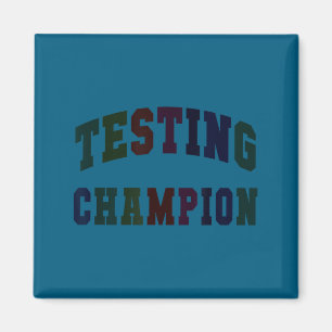 Kawaii-Testchampion-Test-Tag-Lehrer-bruh-Mathe Magnet