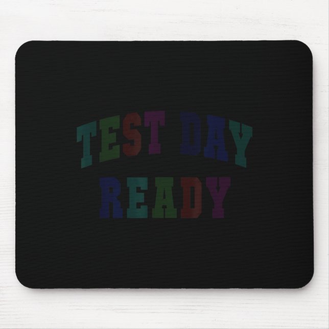 Kawaii Testtag bereit Testlehrer bruh Geschichte Mousepad (Vorne)