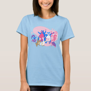 Kawaii-Tier-Party selfie lustig T-Shirt