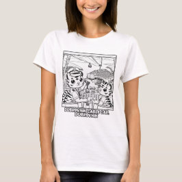 Kawaii Tiger Cable Car Dubrovnik - Niedlicher Cart T-Shirt