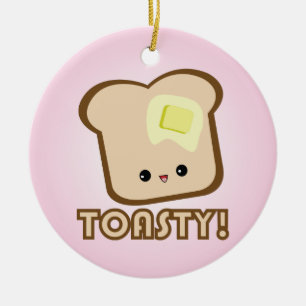 Kawaii Toasty! Toastverzierung Keramikornament
