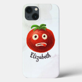 Kawaii Tomato Niedlich Funny Cartoon Gemüsesame Case-Mate iPhone Hülle