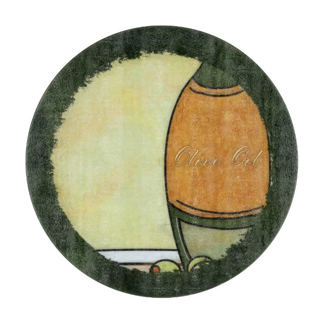 Kawaii Türkei Erntedank RUNDE NUR! Schneidebrett (Vorderseite)