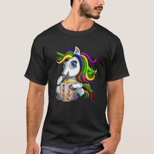 Kawaii Unicorn Lieben Boba Bubble Tee Niedliche Gi