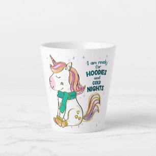 Kawaii Unicorn   Winter und Feiertage Milchtasse