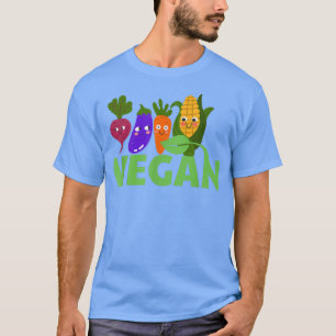 Kawaii Vegetables Pflanze basierend auf Ernährung  T-Shirt