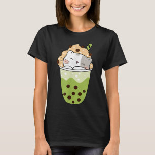 Kawaii Vintage Stil Japanische Ramen Katze T-Shirt