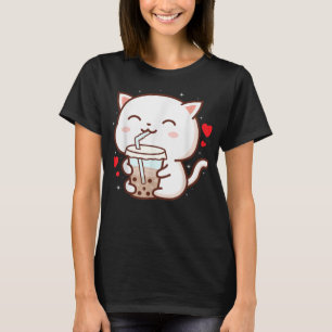 Kawaii Vintage Stil Japanische Ramen Katze T-Shirt
