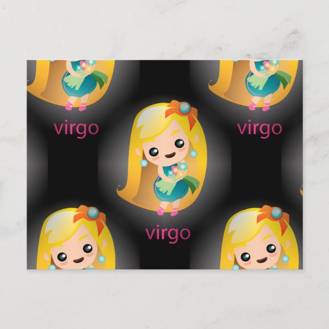 Kawaii virgo postkarte (Vorderseite)