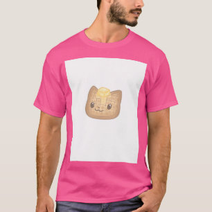 Kawaii Waffle Cat (Singular) T-Shirt