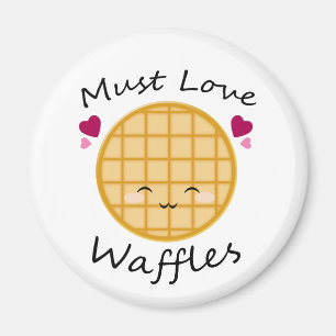Kawaii Waffle Magnet