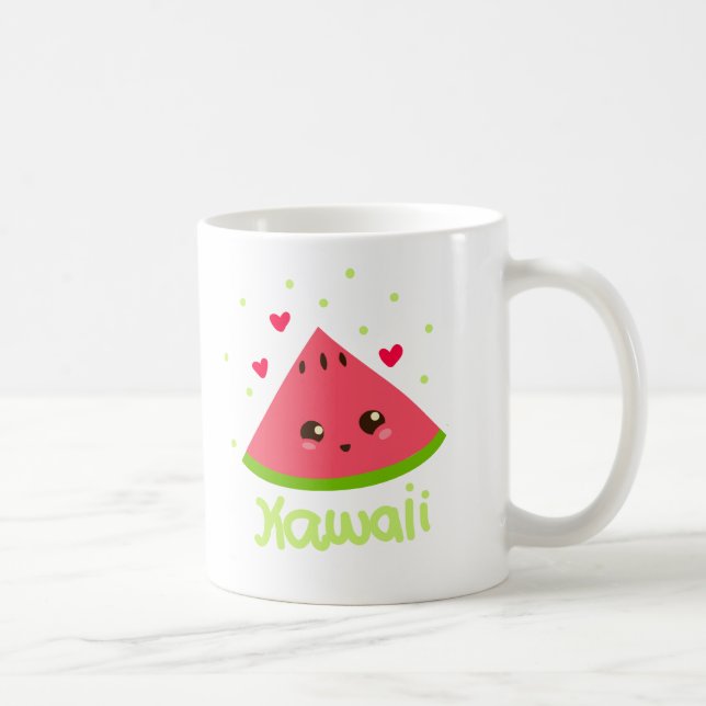 kawaii Wassermelone! Kaffeetasse (Rechts)