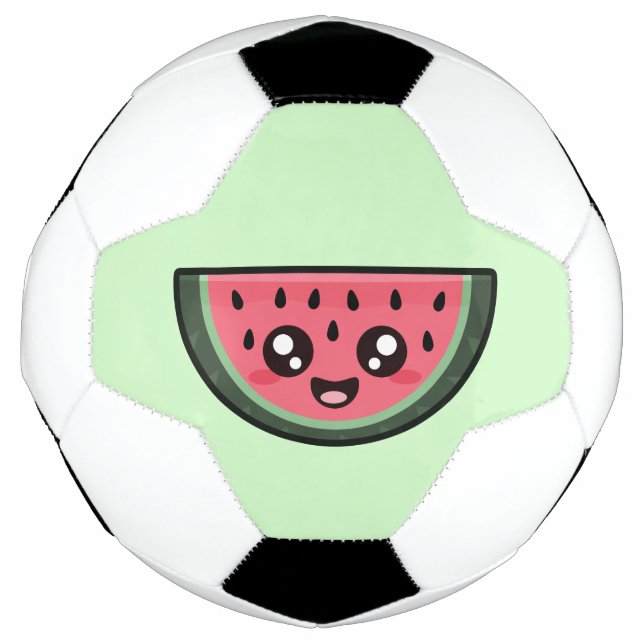 Kawaii Watermelon Fußball (Vorderseite)
