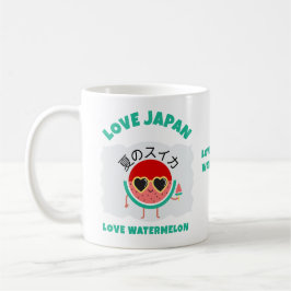 Kawaii WATERMELON LIEBE JAPAN Niedlich Summer Fruc Kaffeetasse