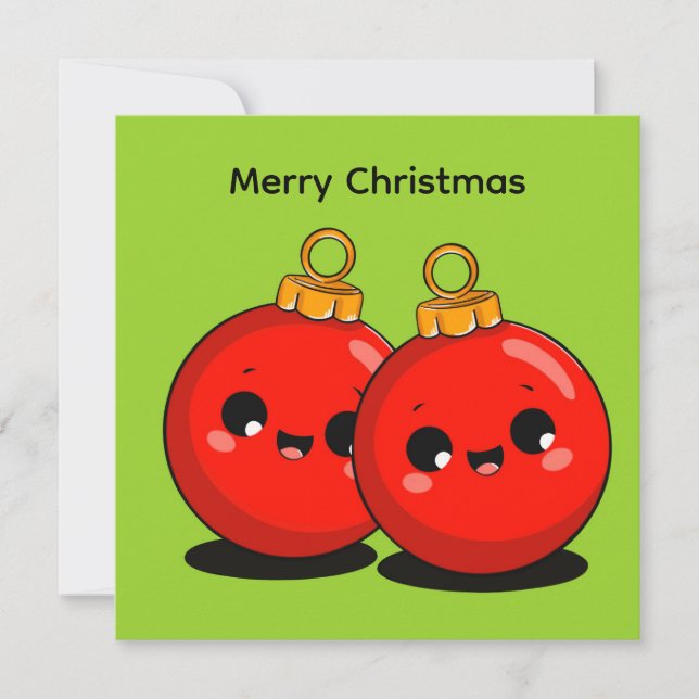 Kawaii Weihnachten – Minimaler Feiertag  (Vorderseite)