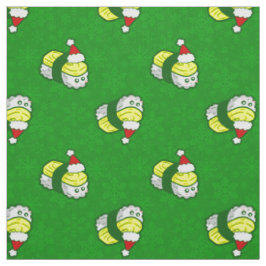 kawaii Weihnachten Tamago Sushi Santa Schneeflocke Stoff