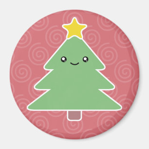 Kawaii Weihnachtsbaum-Magnet Magnet