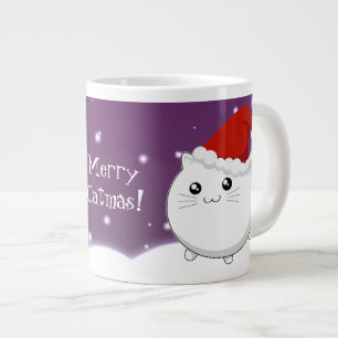 Kawaii-Weihnachtskitze Jumbo-Tasse