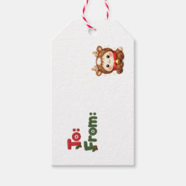 Kawaii-Weihnachtsschilder Geschenkanhänger