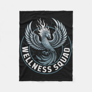 Kawaii Wellness Squad Recovery Rehab Rockstar Pta Fleecedecke