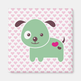 Kawaii-Welpe Magnet