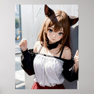 Kawaii Whispers Poster